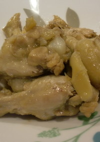 新生姜の付け汁まで使った鶏のさっぱり煮