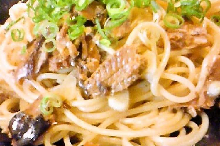 さんま缶でパスタ 蒲焼バージョン レシピ 作り方 By るびにゃん クックパッド