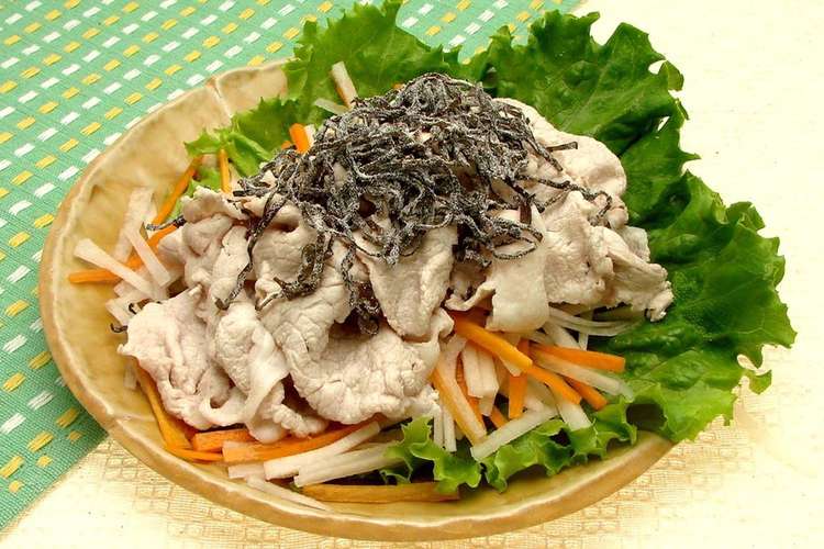 くらこん塩こんぶの冷しゃぶ レシピ 作り方 By こんぶのくらこん クックパッド 簡単おいしいみんなのレシピが352万品