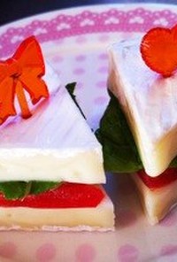 ショートケーキ風カマンベールチーズ
