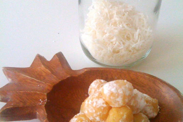 ベイジーニョ あま いココナッツのお菓子 レシピ 作り方 By Loveyoume クックパッド 簡単おいしいみんなのレシピが365万品