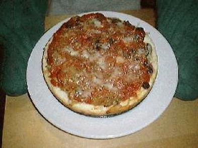 ディープディッシュピザの写真