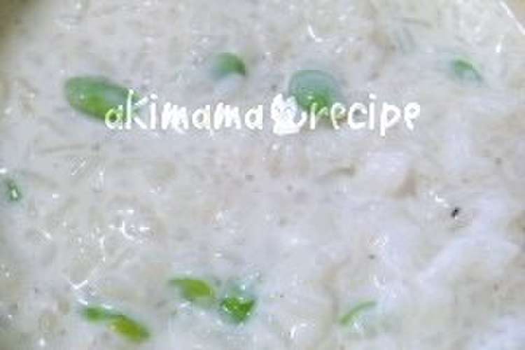 枝豆ミルク粥 夜食病中病後幼児にも レシピ 作り方 By ａｋｉママ クックパッド 簡単おいしいみんなのレシピが354万品