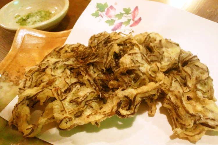サクサク 沖縄もずくの天麩羅 レシピ 作り方 By モチpuru クックパッド 簡単おいしいみんなのレシピが361万品