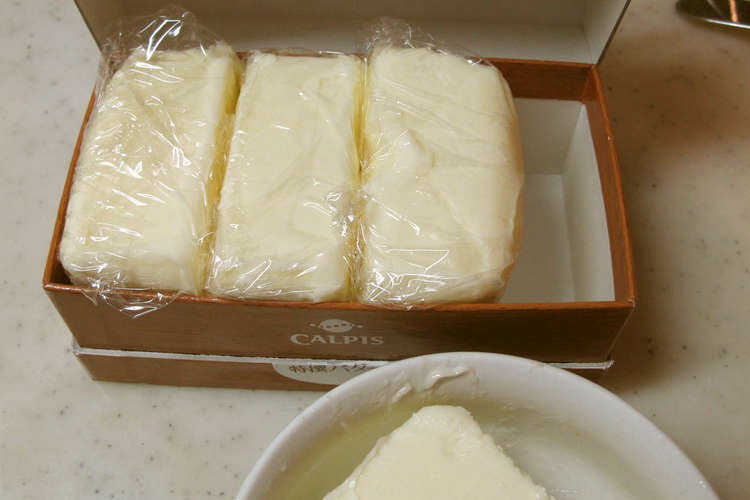 バターの保存 大きいカルピスバターなどに レシピ 作り方 By Rechiyo クックパッド 簡単おいしいみんなのレシピが352万品