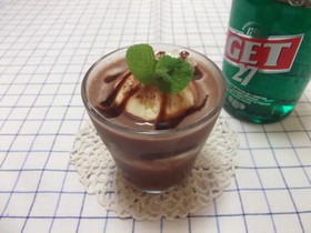ひんやりミントココア