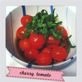 トマトと大葉のさっぱりポン酢の画像