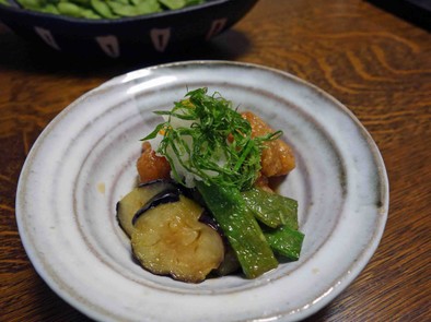 柚子胡椒で☆鶏と夏野菜の揚げ浸しの写真