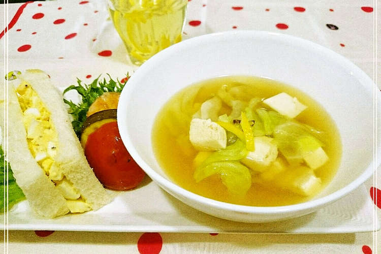 汁物100選 レモン爽快キャベツのスープ レシピ 作り方 By Sweeterm クックパッド 簡単おいしいみんなのレシピが354万品