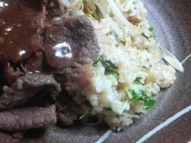 わさびソースの焼肉薬味ライス レシピ 作り方 By ゆりりん姫 クックパッド