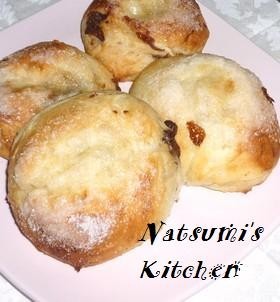 ラムレーズンとミルク❤シュガーバターパン