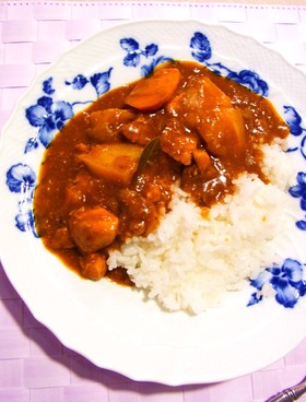 ヘルシー柔らかチキンカレー