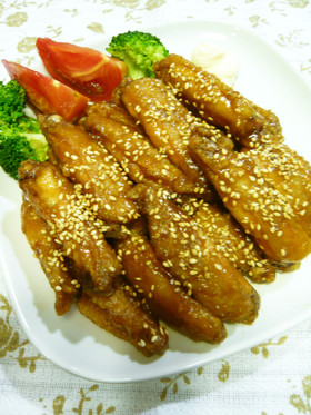 ✿冷めても美味しい鶏手羽中の甘酢たれ✿