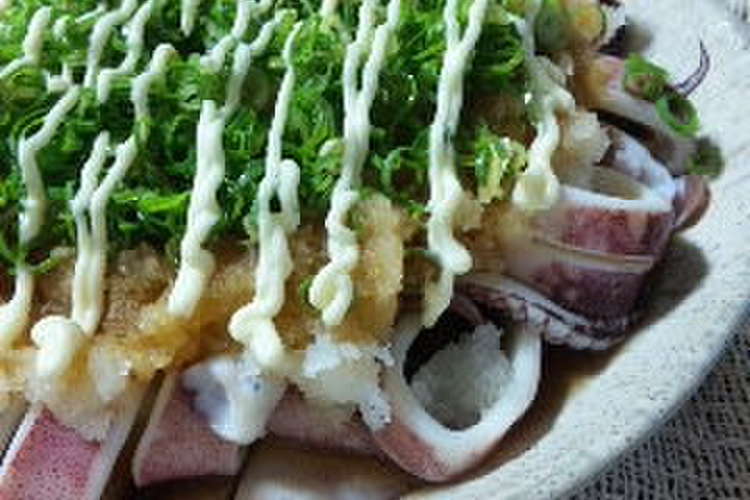 イカのおろしマヨポン レシピ 作り方 By Gummymio クックパッド