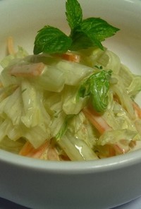 マクロビダイエットイタリア風白菜のサラダ