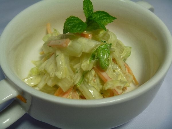 マクロビダイエットイタリア風白菜のサラダの画像