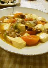 豚肉・レタス・お豆腐の中華風うま煮