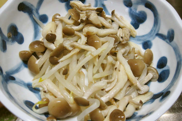 レンジで３分 ダイエット食 もやしめじ レシピ 作り方 By みなちゅん クックパッド 簡単おいしいみんなのレシピが367万品