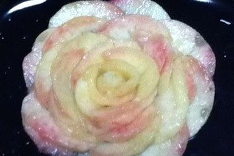 桃一個 冷たく豪華で簡単薔薇の花 切り方 レシピ 作り方 By かまぼこママ クックパッド