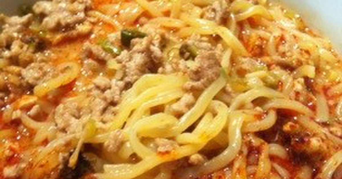 チョチョィと担々麺☆一人ご飯 by mari2aus 【クックパッド】 簡単おいしいみんなのレシピが315万品 チョチョィと担々麺... 