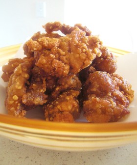 調味料3つ♪鶏のカリカリッと竜田揚げ