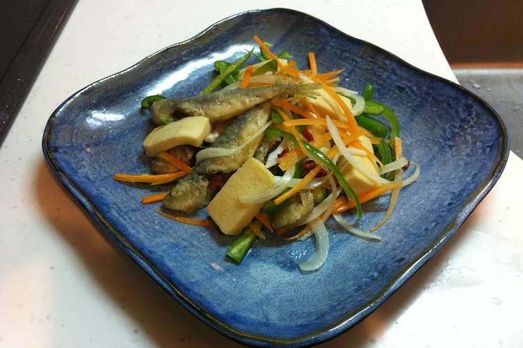 小アジと高野豆腐の南蛮漬け レシピ 作り方 By 銀 河 クックパッド 簡単おいしいみんなのレシピが361万品