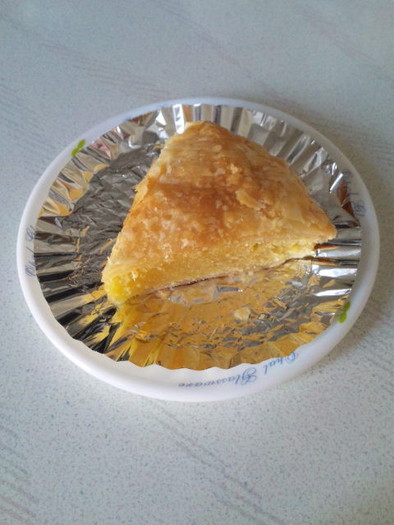 アーモンドクリームのパイの写真