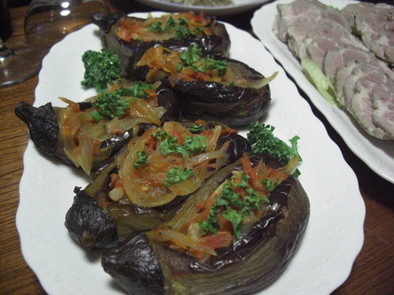 簡単！トルコ料理「イマーム・バユルドゥ」の写真