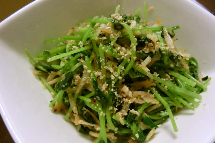 豆苗 桜海老のにんにく醤油炒め レシピ 作り方 By あさり クックパッド 簡単おいしいみんなのレシピが357万品