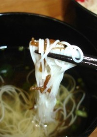 沖縄産もずくスープ素麺