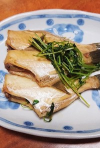 カレイ・カワハギ・ハチメ(白身魚)の煮付