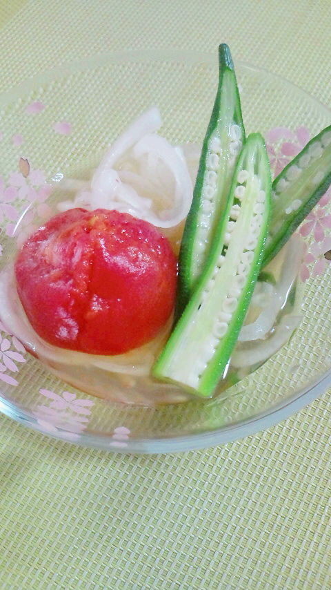 さっぱり☆夏野菜の冷やし鉢の画像