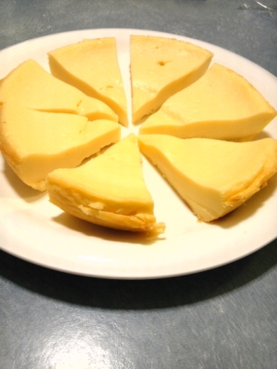 簡単炊飯器チーズケーキの写真