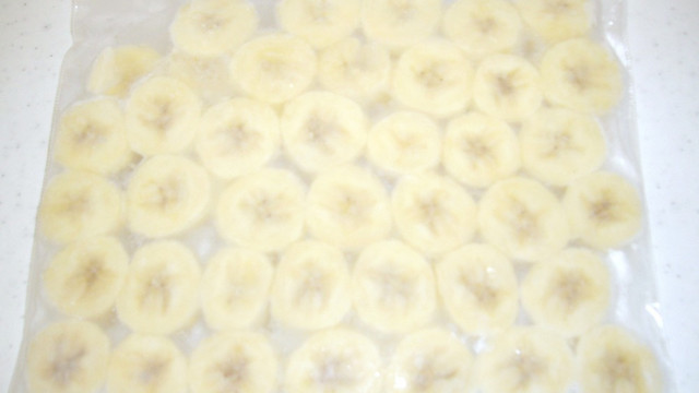 離乳食に便利 冷凍バナナ輪切り 簡単保存