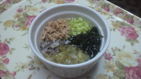 離乳食☆納豆冷やしうどん☆
