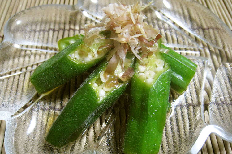 レンジで簡単さっぱり味 オクラの和え物 レシピ 作り方 By りーかる クックパッド 簡単おいしいみんなのレシピが352万品