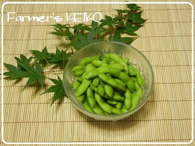【農家のレシピ】美味しい枝豆の茹で方の写真