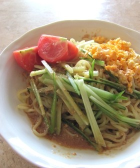 冷やし中華♪味噌ダレ仕立て