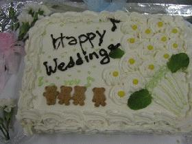 WEDDING CAKE 初挑戦！の画像