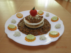 ケーキのようなデコカレー