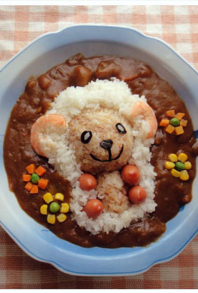 デコカレー☺もこもこ羊さんの写真