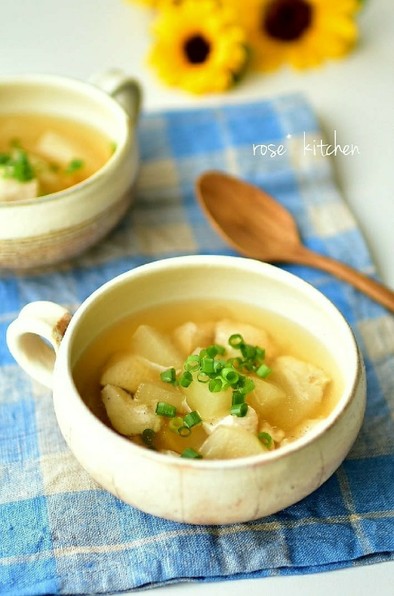 やさしい味❀冬瓜のスープの写真