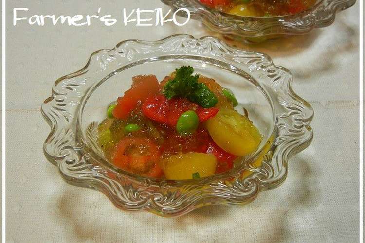 宝石みたいな コンソメジュレサラダ レシピ 作り方 By Farmersk クックパッド 簡単おいしいみんなのレシピが373万品