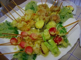 みんな大好き♡串揚げ天♪