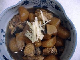 和のき・ほ・ん:大根とぶりのあら煮