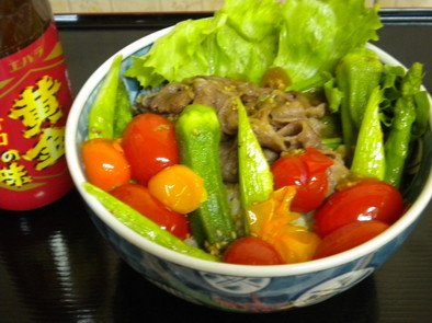 【旬】野菜たっぷり・さわやか丼の写真