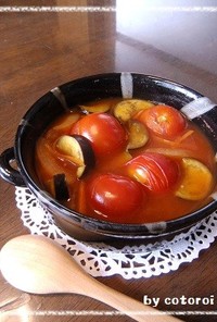 まるごとトマトのカレースープ