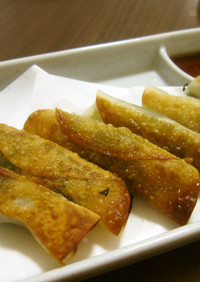 韓流❤辛味噌巻き餃子