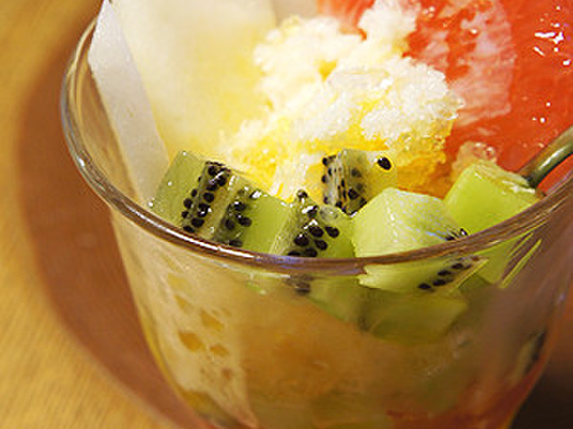 東亜風かき氷 フルーツでアイスカチャン レシピ 作り方 By Honeybee クックパッド 簡単おいしいみんなのレシピが365万品