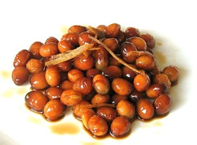 大豆の黒酢しょうが漬け